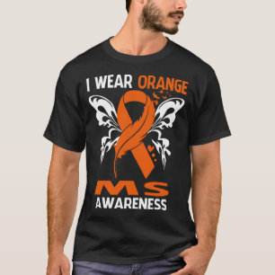 Ik Draag Sinaasappel voor MS Awareness T-shirt