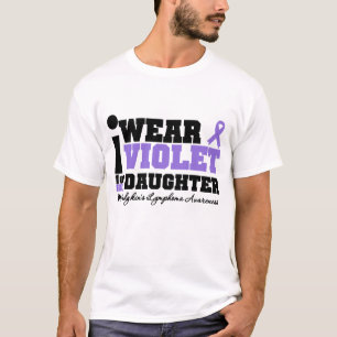 Ik Draag Violet voor mijn dochter Hodgkins lymfoom T-shirt