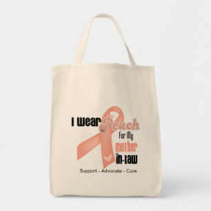 Ik Draag voor mijn schoonmoeder - baarmoederkanker Tote Bag