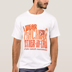 Ik Draag voor schoonmoeder 6.4 baarmoederkanker T-shirt