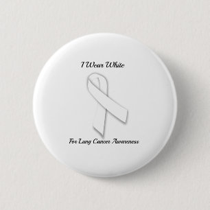 Ik Draag White - Round Button