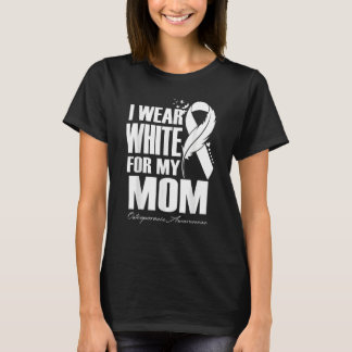 Ik Draag White voor mijn moeder Osteoporosis Aware T-shirt