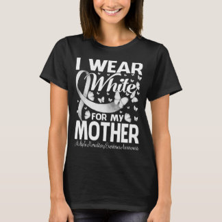 Ik Draag wit voor mijn moeder multiple erfelijk T-shirt