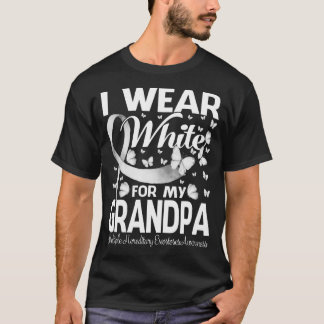 Ik Draag wit voor mijn opa meerdere erfelijke T-shirt
