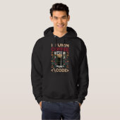 Ik draai Koffie in Code Fun Web Developers Coderin Hoodie (Voorkant volledig)