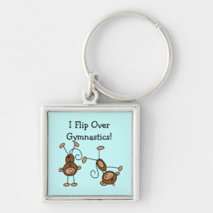 Ik draai over Gymnastiek Tshirts en geschenken Sleutelhanger