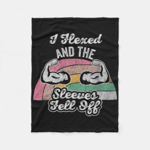 Ik draaide me om en de Sleeves vielen van 1 Fleece Deken