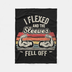 Ik draaide me om en de Sleeves vielen van mijn spi Fleece Deken
