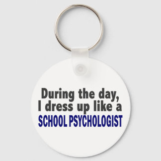 Ik dress op als schoolpsycholoog sleutelhanger