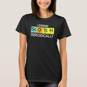Ik Drink Af en Toe Schotse Whisky Whiskyfabrikante T-shirt