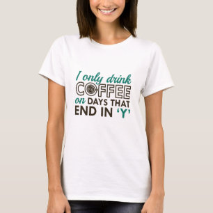 Ik Drink alleen koffie T-shirt