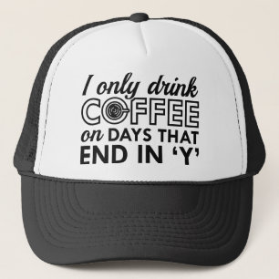 Ik Drink alleen koffie Trucker Pet