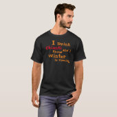 Ik Drink Chianti en ik weet dat Winter komt T-shirt (Voorkant volledig)