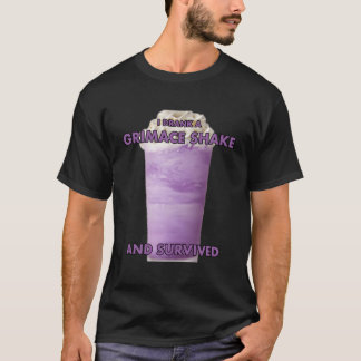 Ik Drink een grimace shake en overleefde T-shirt