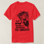 Ik Drink een Manners Big Ghoulardi T-shirt (Design voorkant)