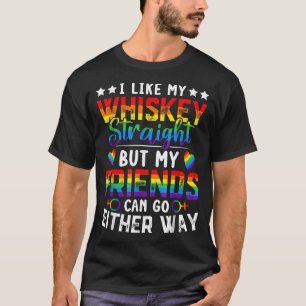 Ik drink graag mijn whiskey puur maar mijn vriende t-shirt
