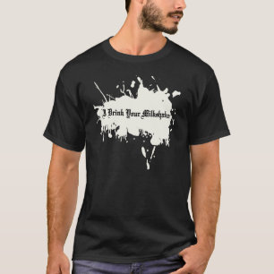 Ik Drink je melkdonkere T-shirt