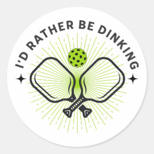 Ik drink liever ronde sticker