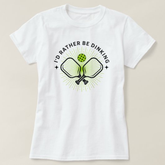 Ik drink liever t-shirt (Design voorkant)