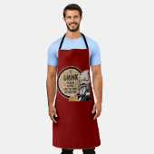 Ik Drink (om je interessanter te maken) Schort (Gedragen)