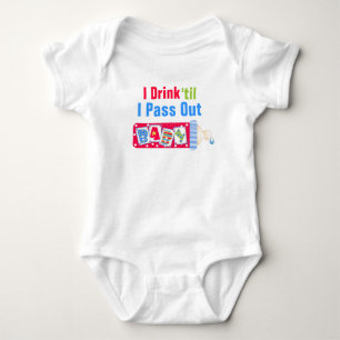 Ik Drink PoshB'Gosh Baby Romper