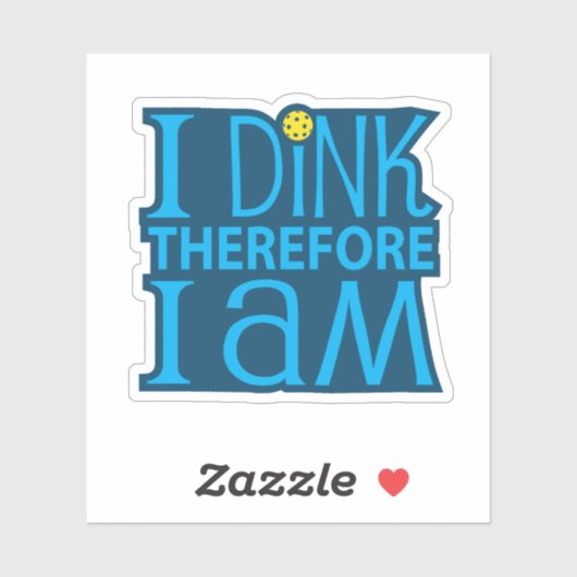 Ik Drink Sticker (Vel)