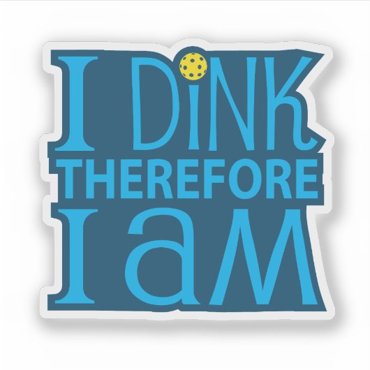Ik Drink Sticker (Voorkant)