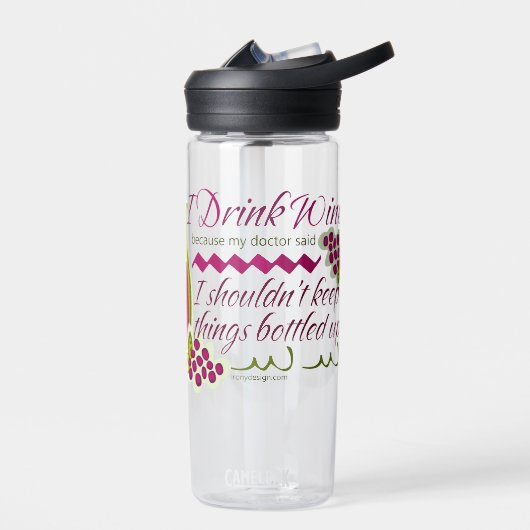 Ik Drink Wine Funny Quote CamelBak Waterfles (Links)