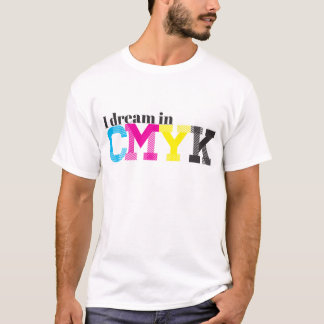 Ik droom in CMYK T-shirt