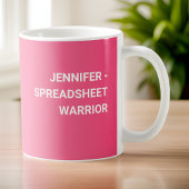 Ik droom in draaitafels - Gradient Pink Koffiemok