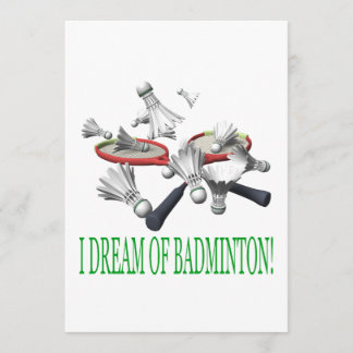Ik droom van Badminton Kaart