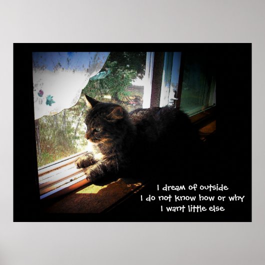 Ik droom van buitenaf. poster (Voorkant)