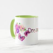 Ik droom van Butterflies Mok (Voorkant links)