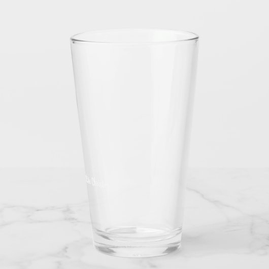 Ik droom van een witte kerst glas (Links)