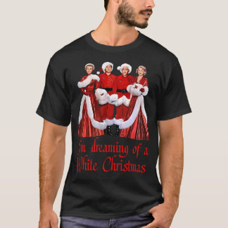 Ik droom van een witte kerst t-shirt