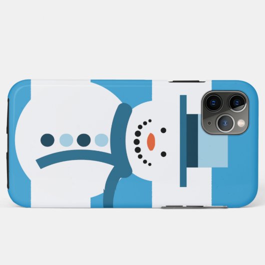 Ik droom van een witte wintersneeuwman Case-Mate iPhone case (Achterkant (horizontaal))