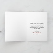 Ik droom van Grappige Kerstmis van Kerstmis van de Feestdagen Kaart (Binnen)