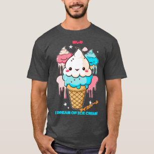 Ik droom van ijs t-shirt