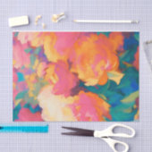 Ik droom van pioenen tissuepapier (Craft)