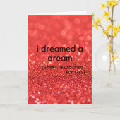 Ik droomde een droom kaart (Gele Bloem)