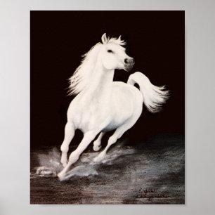 Ik droomde hem White Poster