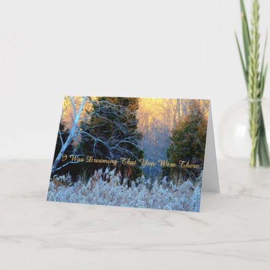 Ik droomde… "Missend u" kaard Kaart (Voorkant)