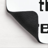 Ik druk het internet af muismat (Hoek)