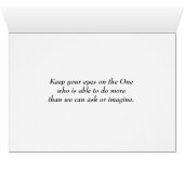 Ik druk op de Goal Philippians 3:14-kaart (Binenzijde Horizontaal (Onderkant))