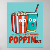 ik eenzaam tot je eruit springt poster (Voorkant)