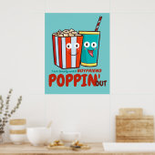 ik eenzaam tot je eruit springt poster (Keuken)