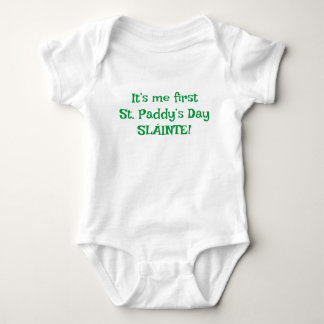 Ik eerste St. Paddy's pak Romper