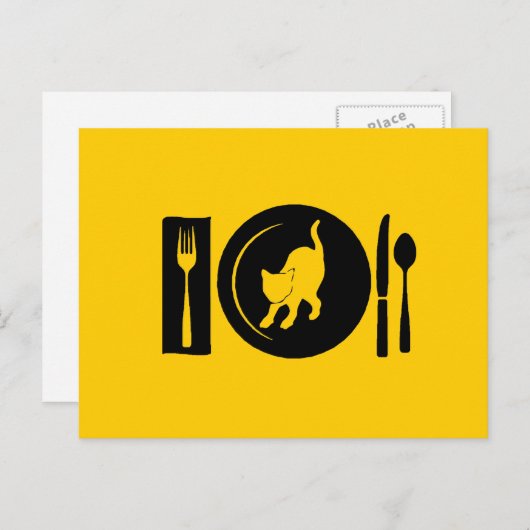 Ik eet ... briefkaart (Voorkant / Achterkant)