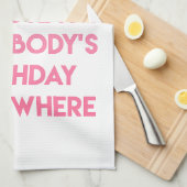 Ik eet cake! Grappig citaat Theedoek (Quarter Fold)