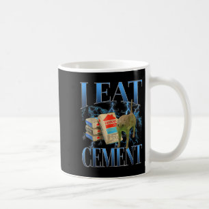 Ik eet cement vervloekte kat grappig vreemd specif koffiemok